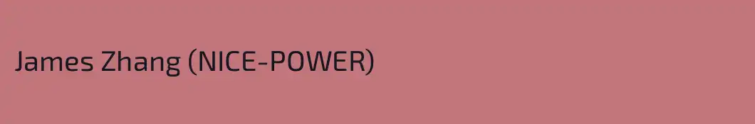 James Zhang (NICE-POWER)